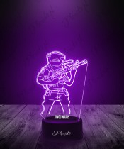 Lampka LED 3D Plexido Fortnite Triggerfish