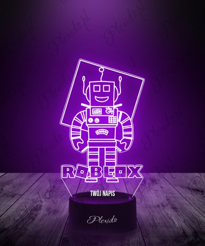 Lampka LED 3D Plexido Roblox