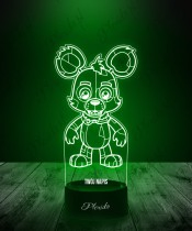 Lampka LED 3D Plexido Fnaf Robot