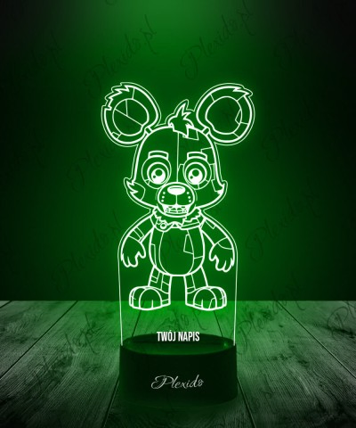 3D Plexido Fnaf Robot LED Lamp