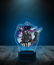 Lampka LED 3D Plexido z Nadrukiem Darth Vader - 2