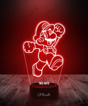 Lampka LED 3D Plexido Mario Bros