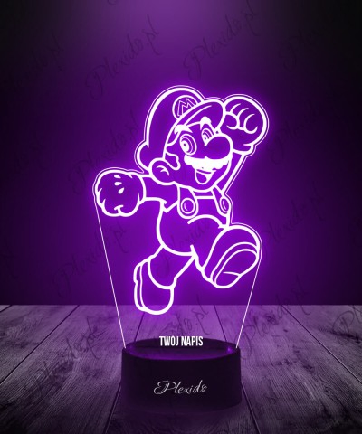 Lampka LED 3D Plexido Mario...