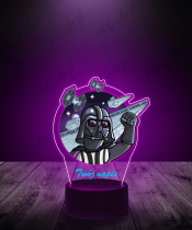 Lampka LED 3D Plexido z Nadrukiem Darth Vader - 3