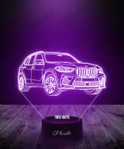 Lampka LED 3D Plexido Samochód Bmw X5