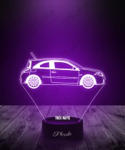 Lampka LED 3D Plexido Samochód Renault Megane II