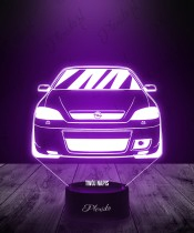 Lampka LED 3D Plexido Samochód Opel Astra G