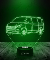 Lampka LED 3D Plexido Samochód Volkswagen Transporter
