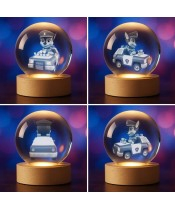 Paw Patrol Chase 3D-Kristallkugel