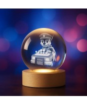 Paw Patrol Chase 3D-Kristallkugel