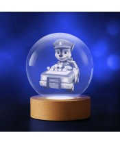 Paw Patrol Chase 3D-Kristallkugel