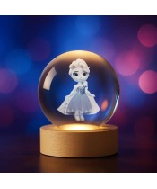 Kryształowa Kulka 3D Kraina Lodu Elsa