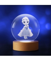 Kryształowa Kulka 3D Kraina Lodu Elsa