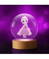 Kryształowa Kulka 3D Kraina Lodu Elsa