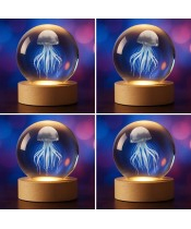 3D Kristallkugelqualle