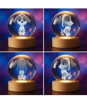 Paw Patrol Skye 3D-Kristallkugel