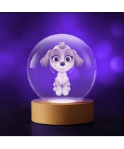 Paw Patrol Skye 3D-Kristallkugel