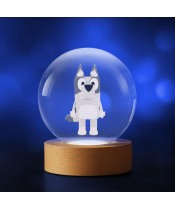 Kryształowa Kulka 3D Blue Bluey
