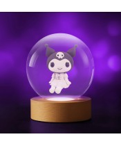 Hello Kitty Kuromi 3D-Kristallkugel