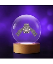 Kryształowa Kulka 3D Minecraft Pająk