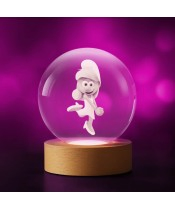 3D Crystal Ball Smurfette Smurfs