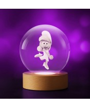 3D Crystal Ball Smurfette Smurfs
