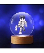 Minecraft 3D Crystal Ball Pickaxe