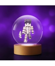 Minecraft 3D Crystal Ball Pickaxe