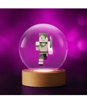 3D Crystal Ball Yorkshire Terrier Dog