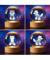 Paw Patrol Everest 3D-Kristallkugel