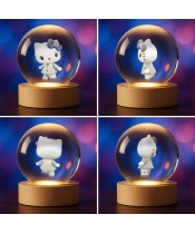 Hello Kitty 3D-Kristallkugel