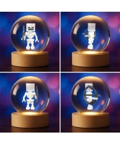 Minecraft Skeletor 3D Crystal Ball