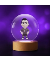 Cristiano Ronaldo Portugal 3D-Kristallkugel