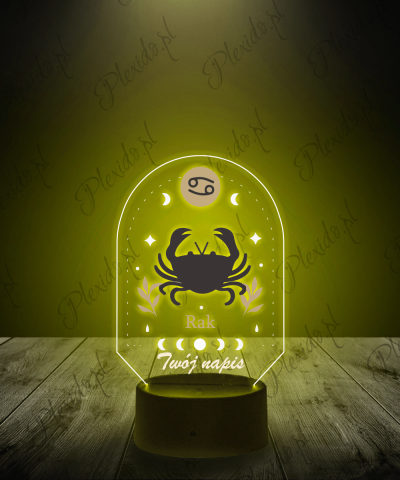 lampk_led_3d_plexido_z_nadrukiem_znak_zodiaku_rak