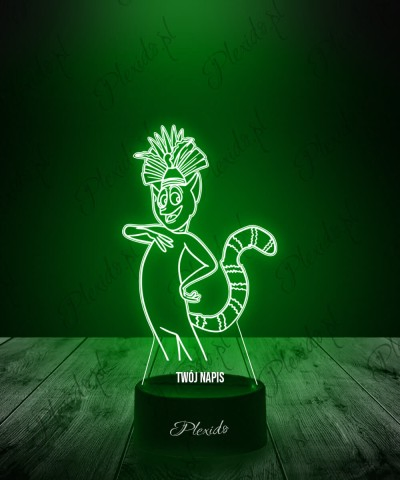 Lampka LED 3D Pingwiny z...