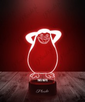 Lampka LED 3D Pingwiny z Madagaskaru Szeregowy
