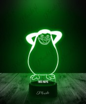 Lampka LED 3D Pingwiny z Madagaskaru Szeregowy