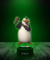 3D Plexido LED Lamp with UV Print Penguins of Madagascar Rico