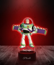 3D-Plexido-LED-Lampe mit UV-Druck Toy Story Buzz Lightyear