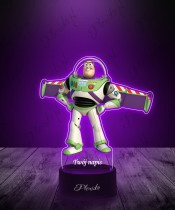 3D-Plexido-LED-Lampe mit UV-Druck Toy Story Buzz Lightyear
