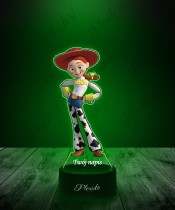 3D-Plexido-LED-Lampe mit UV-Druck Toy Story Jessie