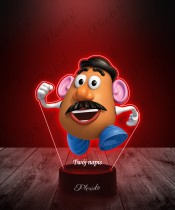 3D-Plexido-LED-Lampe mit UV-Druck Toy Story Mr. Potato Head