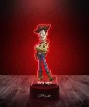 3D-Plexido-LED-Lampe mit UV-Druck Toy Story Sheriff Woody