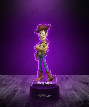 3D-Plexido-LED-Lampe mit UV-Druck Toy Story Sheriff Woody