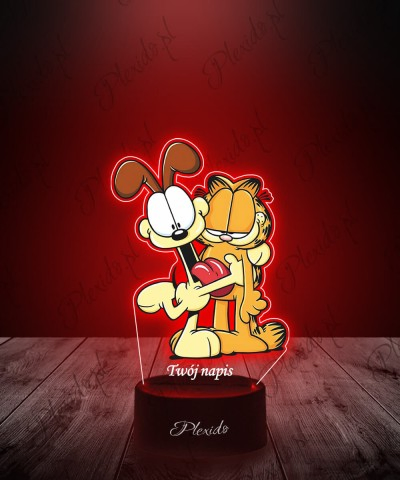Lampka LED 3D Plexido z...