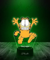 3D Plexido LED Lamp with Garfield UV Print