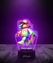 3D Plexido LED Lamp with UV Print Roblox Girl