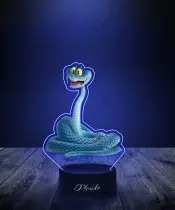 3D Plexido LED Lamp with UV Print Zootopia Snake Gary the Snake