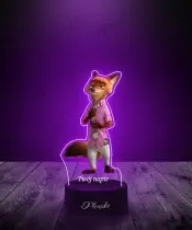 3D Plexido LED Lamp with UV Print Nick Bajer Lis