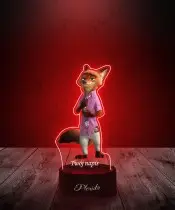 3D Plexido LED Lamp with UV Print Nick Bajer Lis
